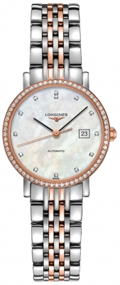 Buy this new Longines Elegant Automatic 29mm L4.310.5.88.7 ladies watch for the discount price of £4,207.00. UK Retailer.